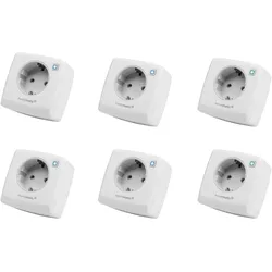 Homematic IP, Smart Plug, 157337A0, Schalt-Messsteckdose, 6 Stück