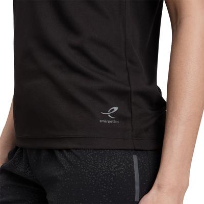 Laufshirt ENERGETICS "Da.-T-Shirt Natalja II SS W", Damen, Gr. XS, schwarz, Obermaterial: 100% Polyester, normal, Rundhals, Shirts Laufshirt, mit Rundhalsausschnitt, Kurzarmdesign, schnell trocknend, atmungsaktiv