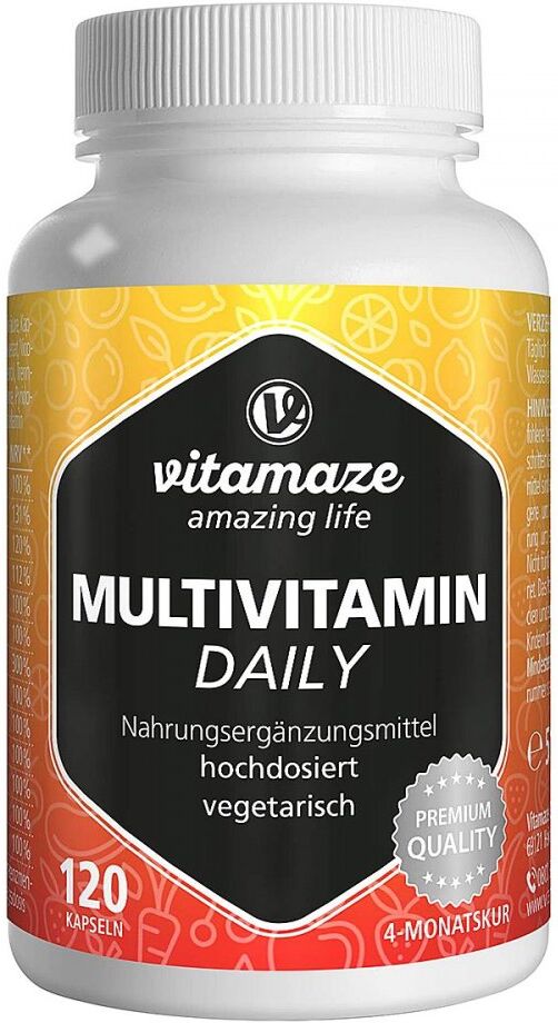 Vitamaze Multivitamin Daily ohne Jod vegetarisch Kapseln