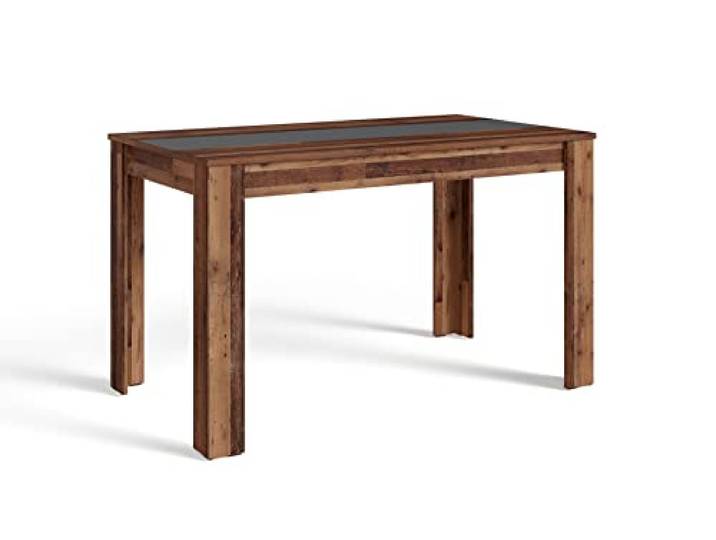 byLIVING Esstisch NORI, Küchentisch in Altholz-Optik, 140 x 80, H 75 cm