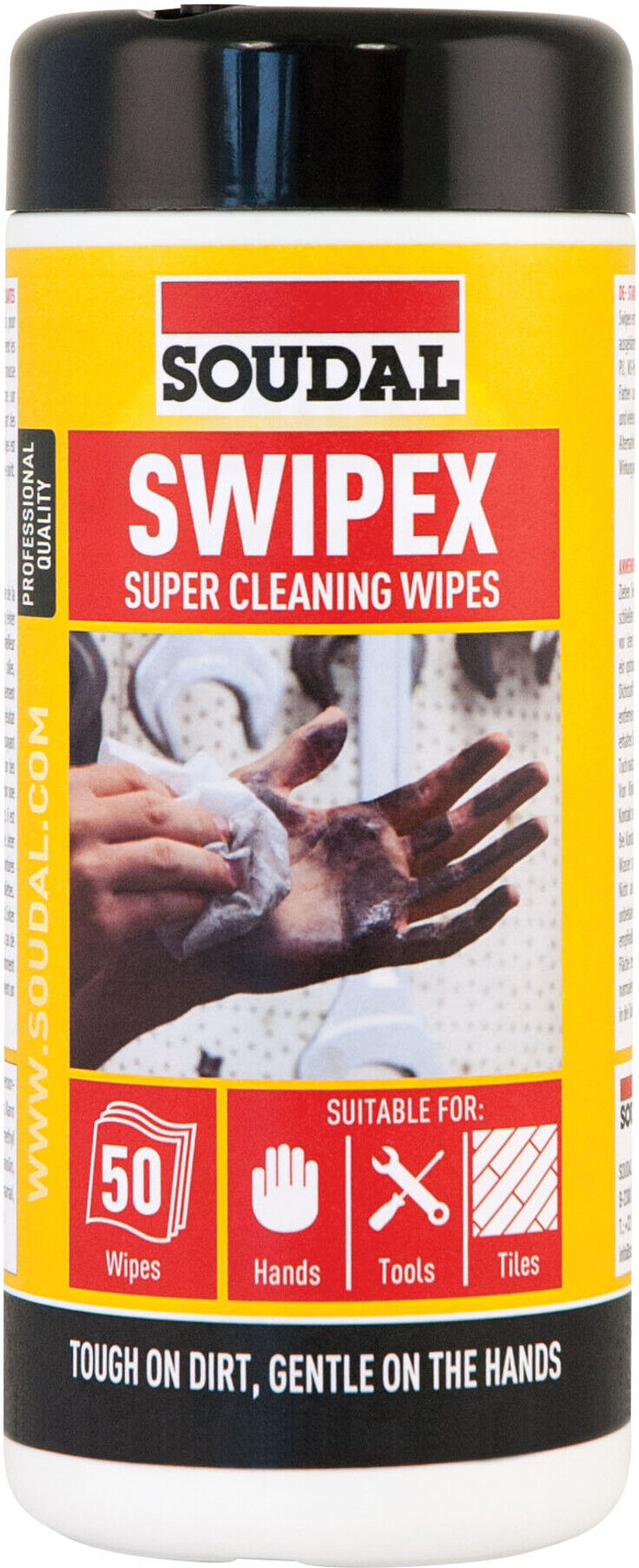 Soudal Primer & Reiniger Swipex Reinigungstücher 50 Tücher (128470)