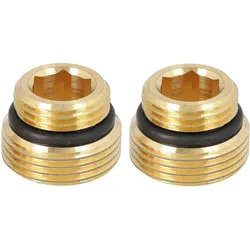 Übergangsnippel messing DN20(3/4'') x DN15(1/2'') flachdichtend, VPE 2 Stk