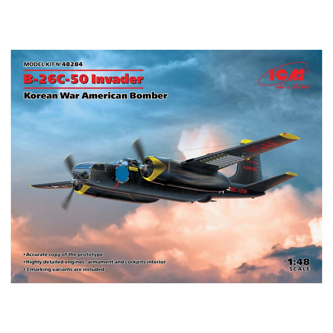 ICM B-26-50 Invader, Korean War American Bomber (48284)