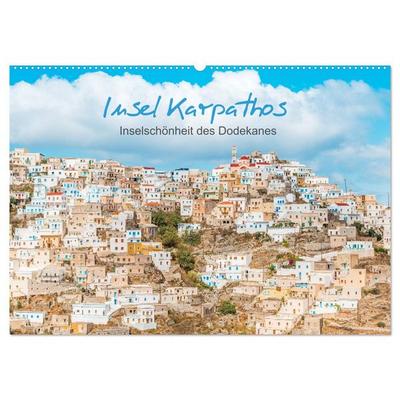 Insel Karpathos - Inselschönheit des Dodekanes (Wandkalender 2026 DIN A2 quer), CALVENDO Monatskalender