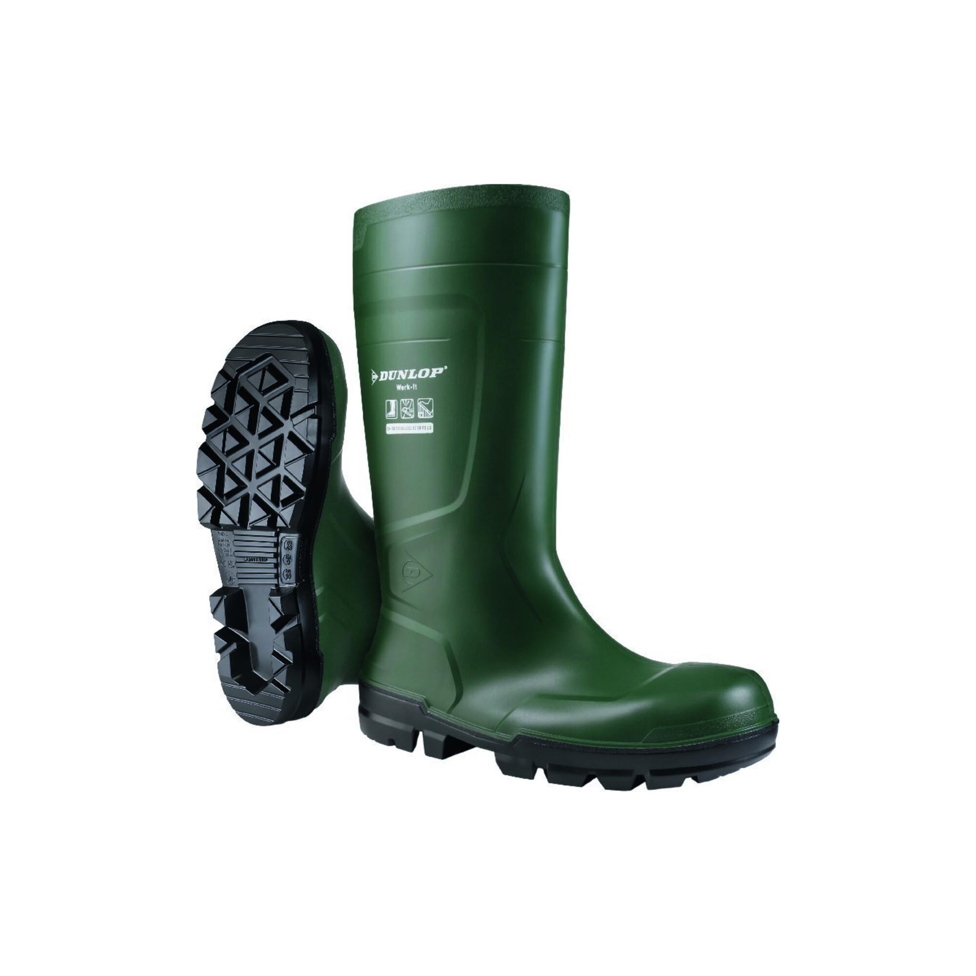 Dunlop Stiefel WORK-IT FullSafety Heritage Green PVC SR LO LG,S5,Gr.35 (NB2KL01.35)