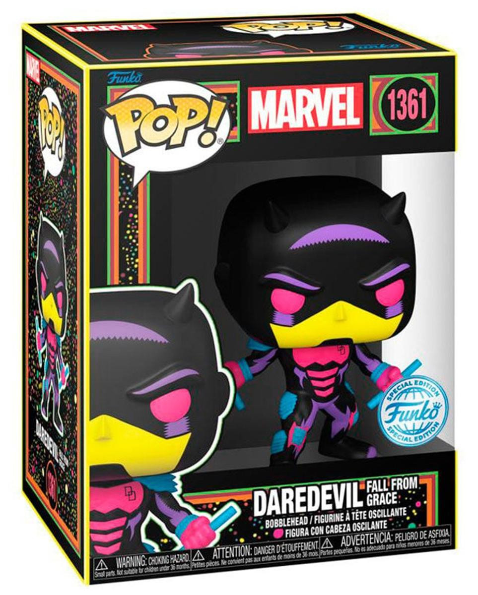 Funko POP! Marvel Daredevil Fall From Grace Blacklight Special Edition #1361