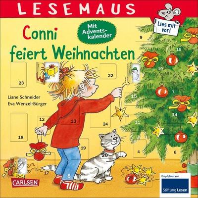 LESEMAUS 58: Conni feiert Weihnachten, Taschenbuch von Liane Schneider, Carlsen, 978-3-551-08093-6