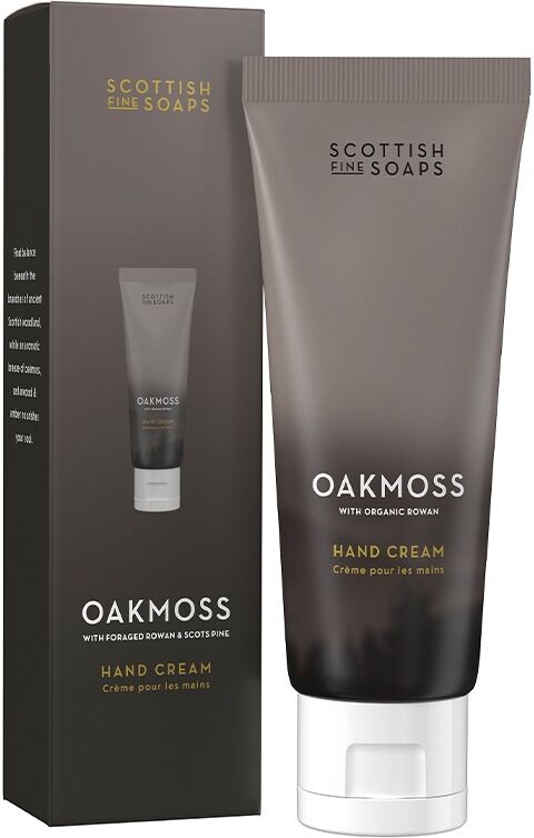 Scottish Fine Soaps Oakmoss Hand Cream 75ml Tube in Carton