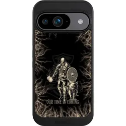 Nivocase Hülle für Google Pixel 9 Handyhülle NIVOcore Case Schwarz Serienmotiv Vikings Wikinger (Google Pixel 9), Smartphone Hülle, Schwarz