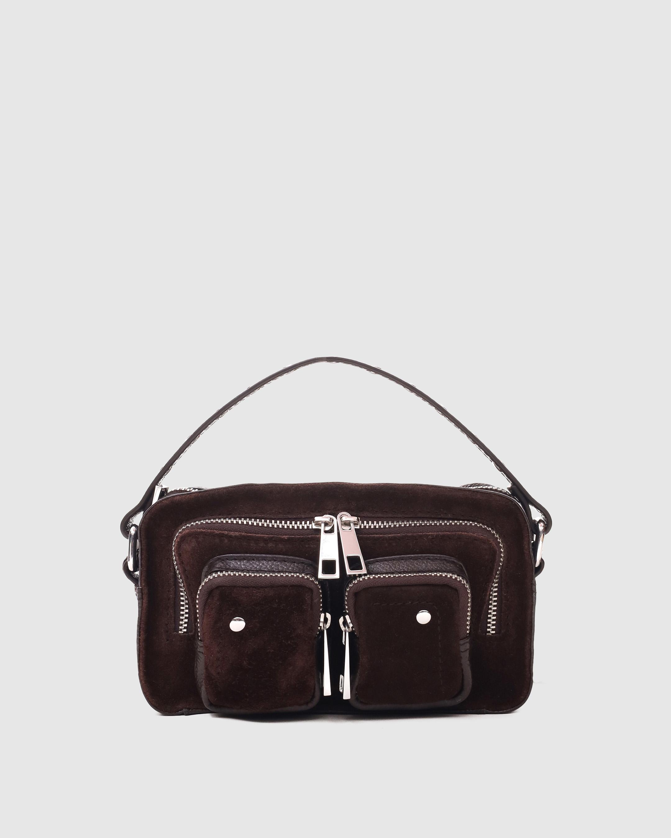 Helena Suede Chocolade Tas