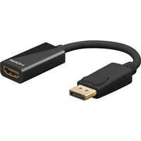DisplayPort > HDMI Adapterkabel 1.2 schwarz, 10cm