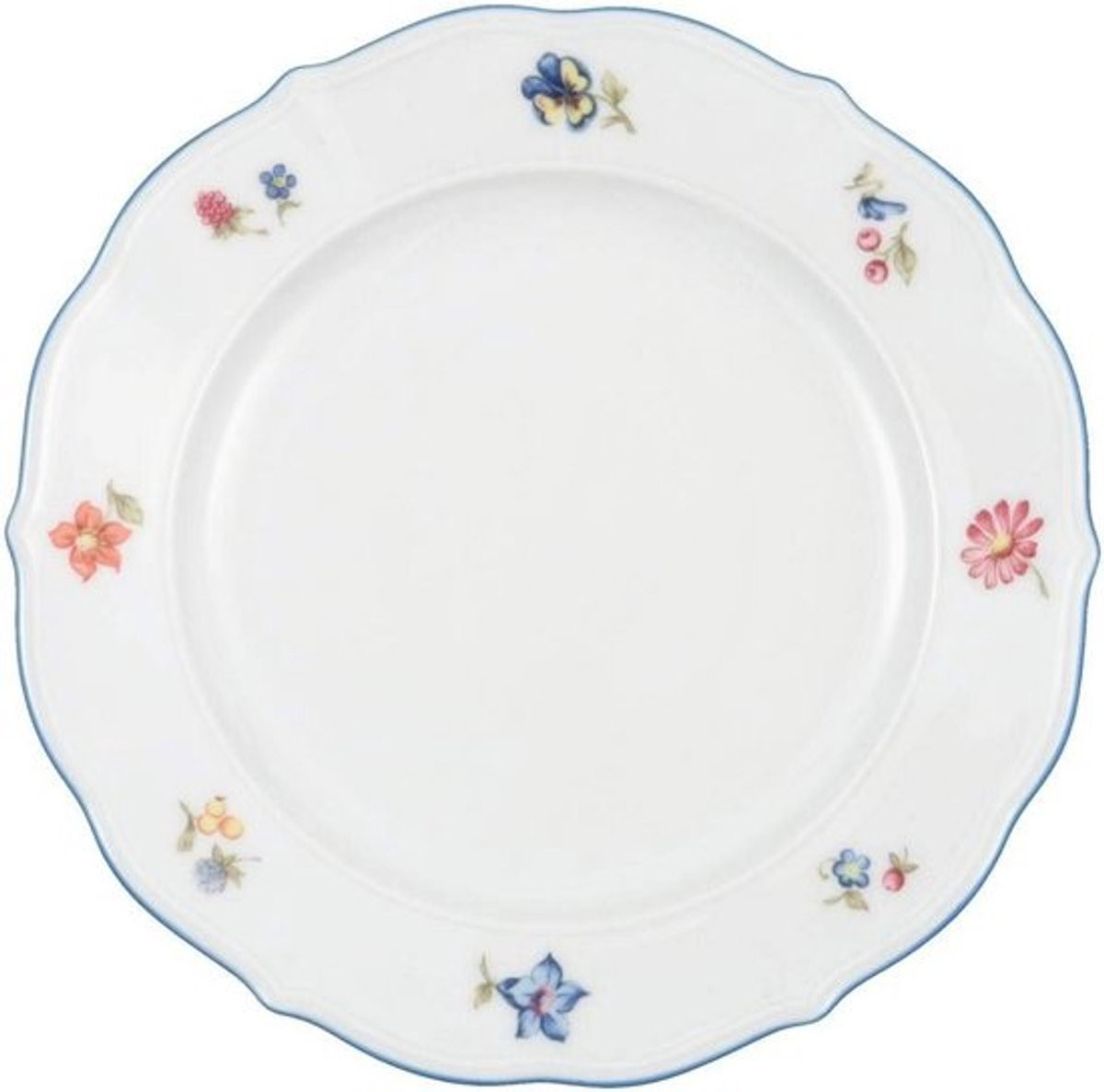 Ontbijtbord 20 cm met Nostalgisch Bloemendecor