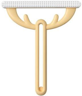 United Antler Pet Hair Remover Brush Reusable Cat Hair Removal Brush For Clothes Furniture And Upholstery orange