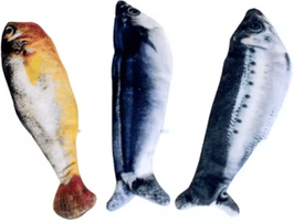Inspire Picks Interactive Flopping Fish Cat Toy With Motion Sensor & Wagging Tail Action three Pack