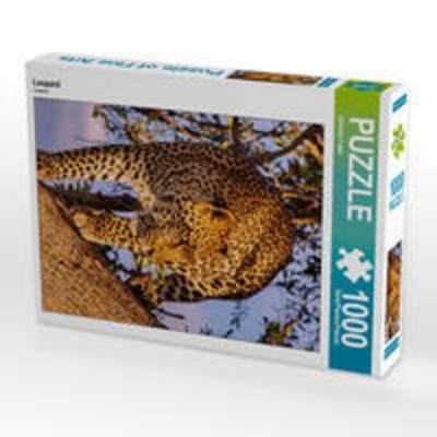 CALVENDO Puzzle Leopard 1000 Teile Lege-Größe 48 x 64 cm Foto-Puzzle Bild von Barbara Fraatz