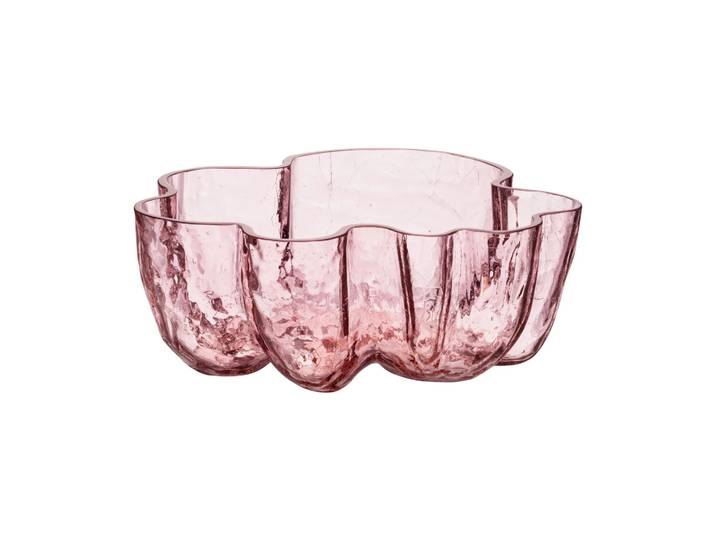 Kosta Boda Bol Crackle 10,5 cm Rose