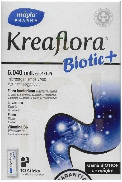 Mayla Pharma Kreaflora Biotic+ 10 Sticks