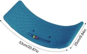 Uplifted Finds Twisting Balance Board For Kids With Multifunctional Seesaw Design blue