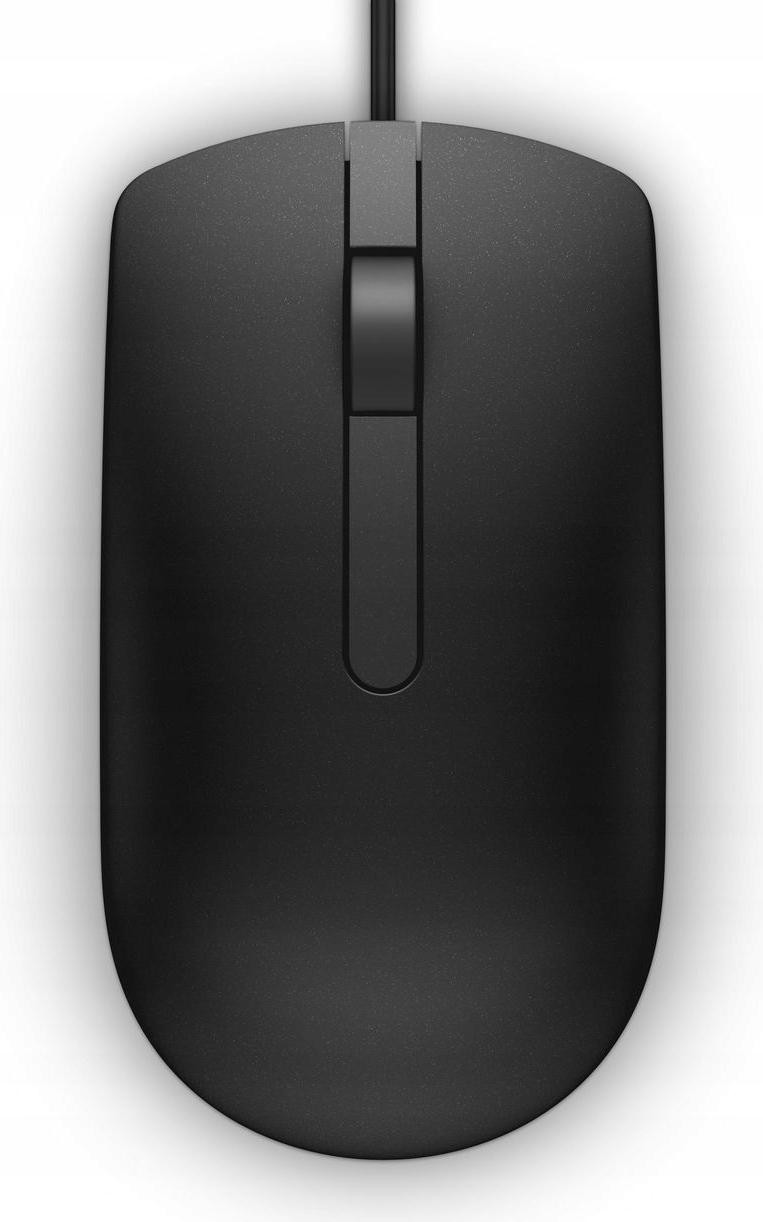 Dell MS116 Optische USB Muis, Zwart, 1000 DPI