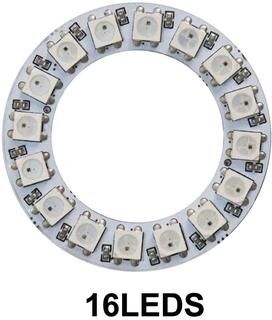Uplifted Finds WS2812B Addressable RGB LED Pixel Ring Kit 16 Leds White