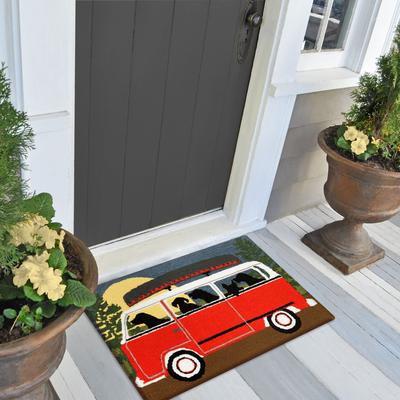 Liora Manne Lush Decor Frontporch Camping Trip Indoor/Outdoor Rug