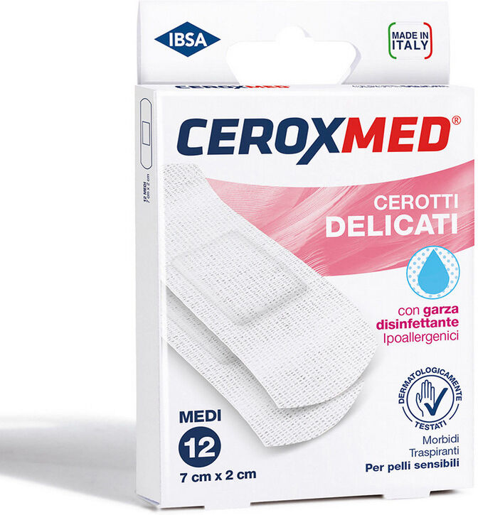 Nova Argentia Ceroxmed - Cerotti Delicati Medi Confezione 12 Pezzi