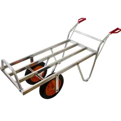 Pro-Bau-Tec Aluminium Schweizer Karre mit pannensicheren PU-Rädern Tragkraft 200kg