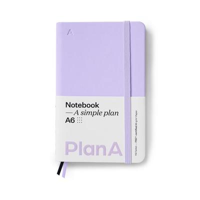 Notizbuch A6 Hardcover Punktiert Mauve Purple, Gebundene Ausgabe von , Bücher.de