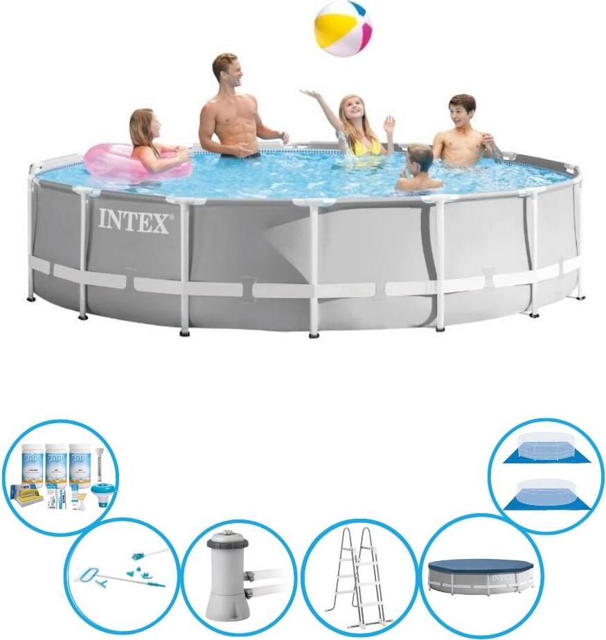 Intex Pool Prism Frame - Inklusive Zubehör - 427x107 cm