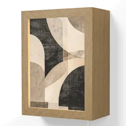 WANDLEUCHTE Abstrakt - Formen - Modern - Beige Wandlampe 15x20 cm Wandlampe