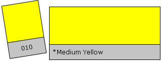 Lee Filter Roll 010 Medium Yellow Medium Yellow