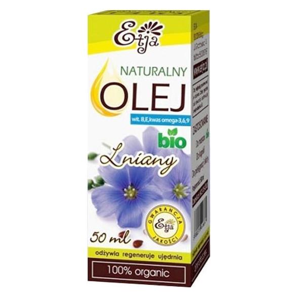 Etja Natural Oil Flaxseed Organic 50Ml (Körperöl, 50 ml) (33083198)