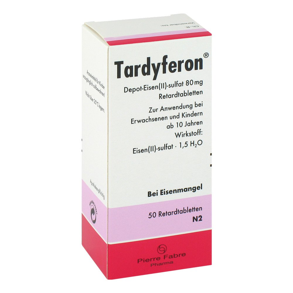 Pierre Fabre Pharma GmbH Tardyferon Depot-Eisen(II)-sulfat 80mg 02494035