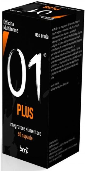 BMT PHARMA Srl 01 PLUS Integratore Alimentare 60 Capsule - BMT PHARMA