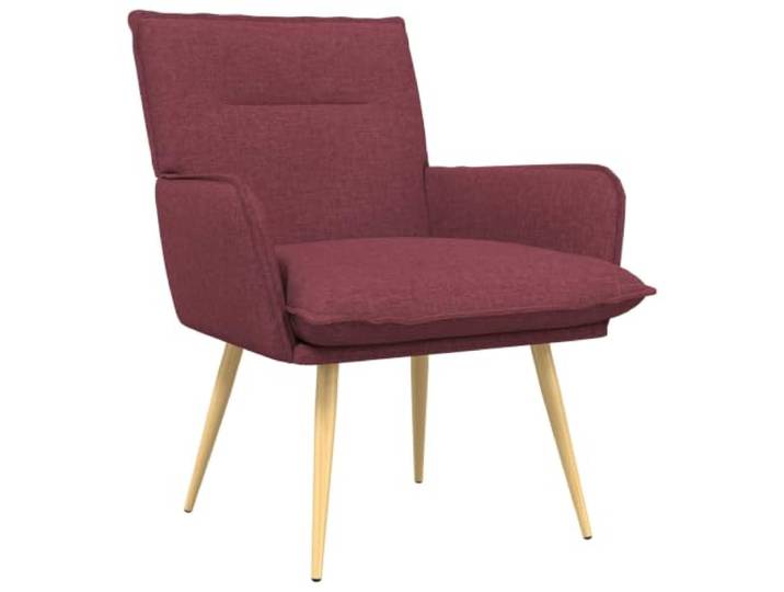 Makastle Sessel Weinrot Stoff