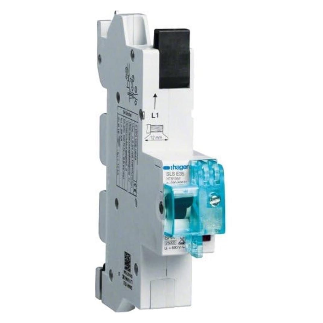 Hager HTS135E. Anzahl der Pole: 1P. AC Eingangsspannung: 230-400 V, Nominale Stromabgabe: 35 A (HTS135E)