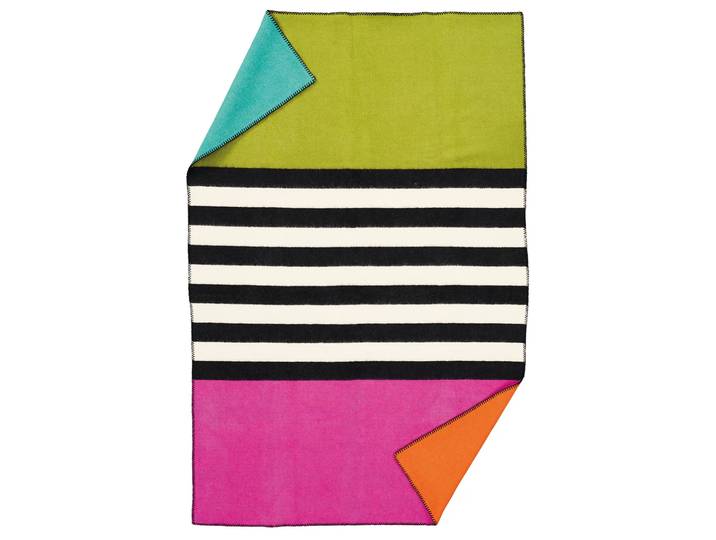 Klippan Yllefabrik Couverture en laine Blanket for life Multi
