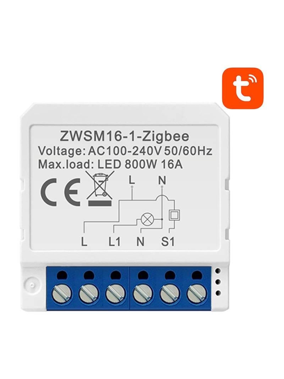 Avatto Smart Switch Module ZigBee ZWSM16-W1 TUYA