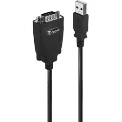Lindy 42845 Serien-Kabel Schwarz 1 m
