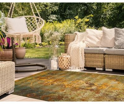 Lush Decor Marina Kermin Indoor/Outdoor Rug