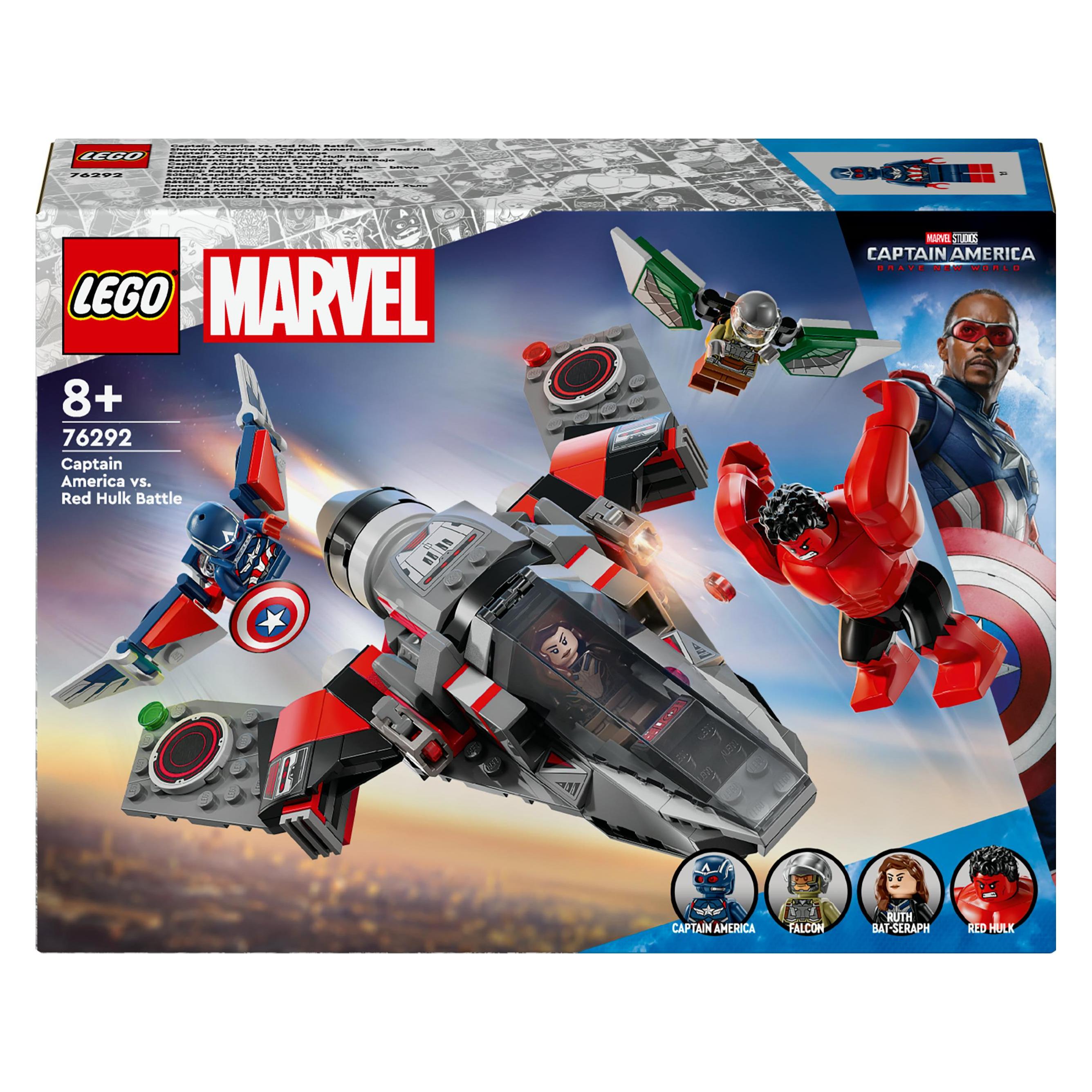 LEGO Showdown zwischen Captain America und Red Hulk (LEGO Marvel) (76292)