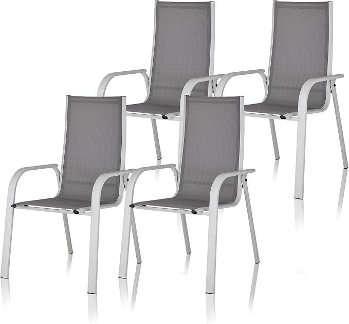 Silecomplaza Gartenstuhl, vielseitig einsetzbar, praktisch im Alltag