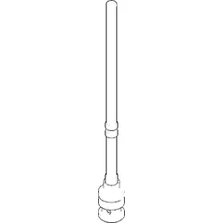 Dornbracht Zugstange f. Umstellung 04310903500-00 chrom