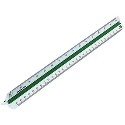 RUMOLD Dreikantlineal 30 cm