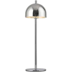 Schöner Wohnen-Kollektion LED Akku Tischleuchte BELLIS, chrom, aufladbar, USB-Ladekabel