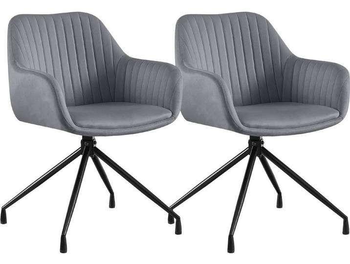 CLP Esszimmerstuhl Novanis (2er Set)