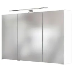 Spiegelschrank Florida in Weiß mit LED