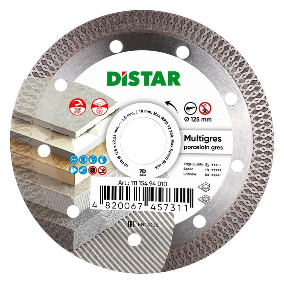 Distar Di-Star TARCZA DIAMENTOWA 1A1R 125x1,4x10x22,23 Multigres (1038789)