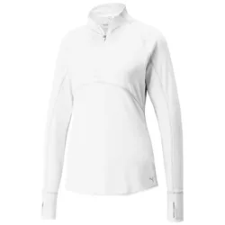 Puma Golf Damen Gamer 1/4 Zip Pullover weiss