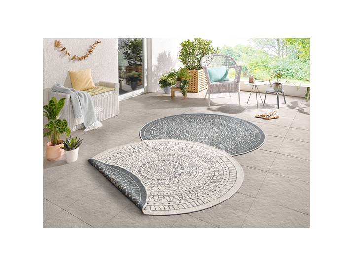 Tapis intérieur-extérieur Porto Gris/Gris Tissu Ø 200cm